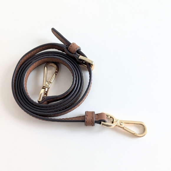 Michael Kors Ciara Medium Logo Printed Coated Canvas Leather Satchel Cream Brown - Picture 8 of 15